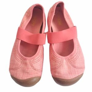 Keen Pink Canvas Slip On